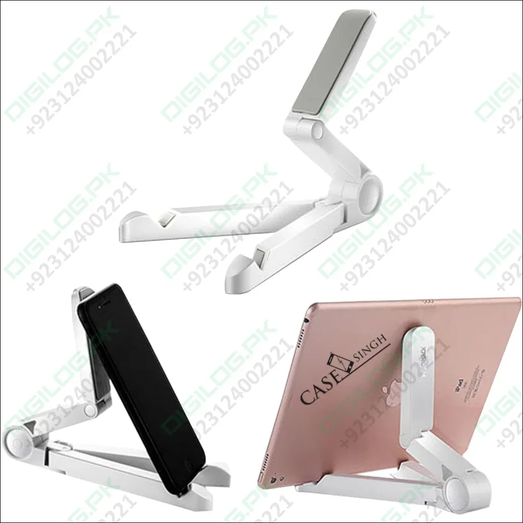 Joyroom Zs120 Desktop Tab Holder Mobile Holder Foldable Bracket White