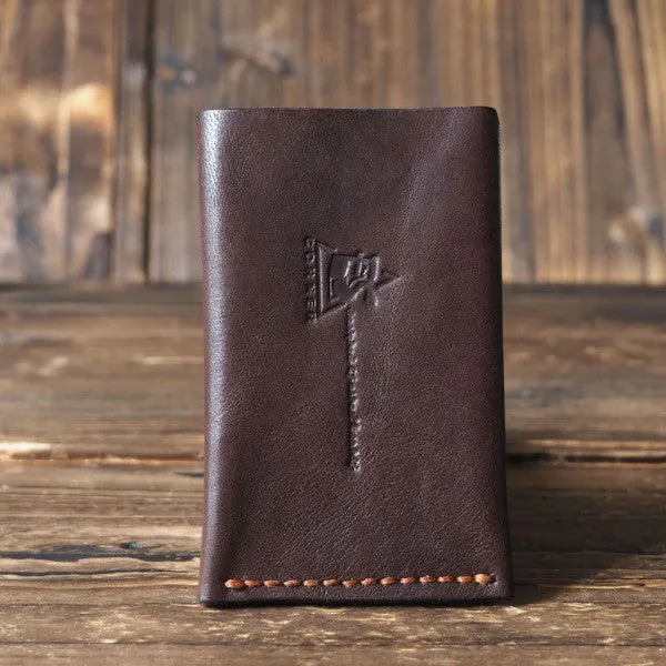 Leather Card Holder #Dark Brown