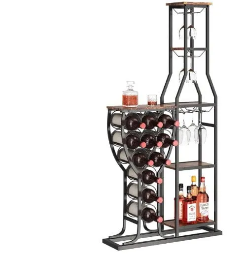 LovelyRLovely Hanging Wine Glass Holder Storage Rack