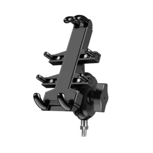 M10 Bolt Ball-Head Motorcycle Multi-function Eight-jaw Aluminum Phone Navigation Holder Bracket