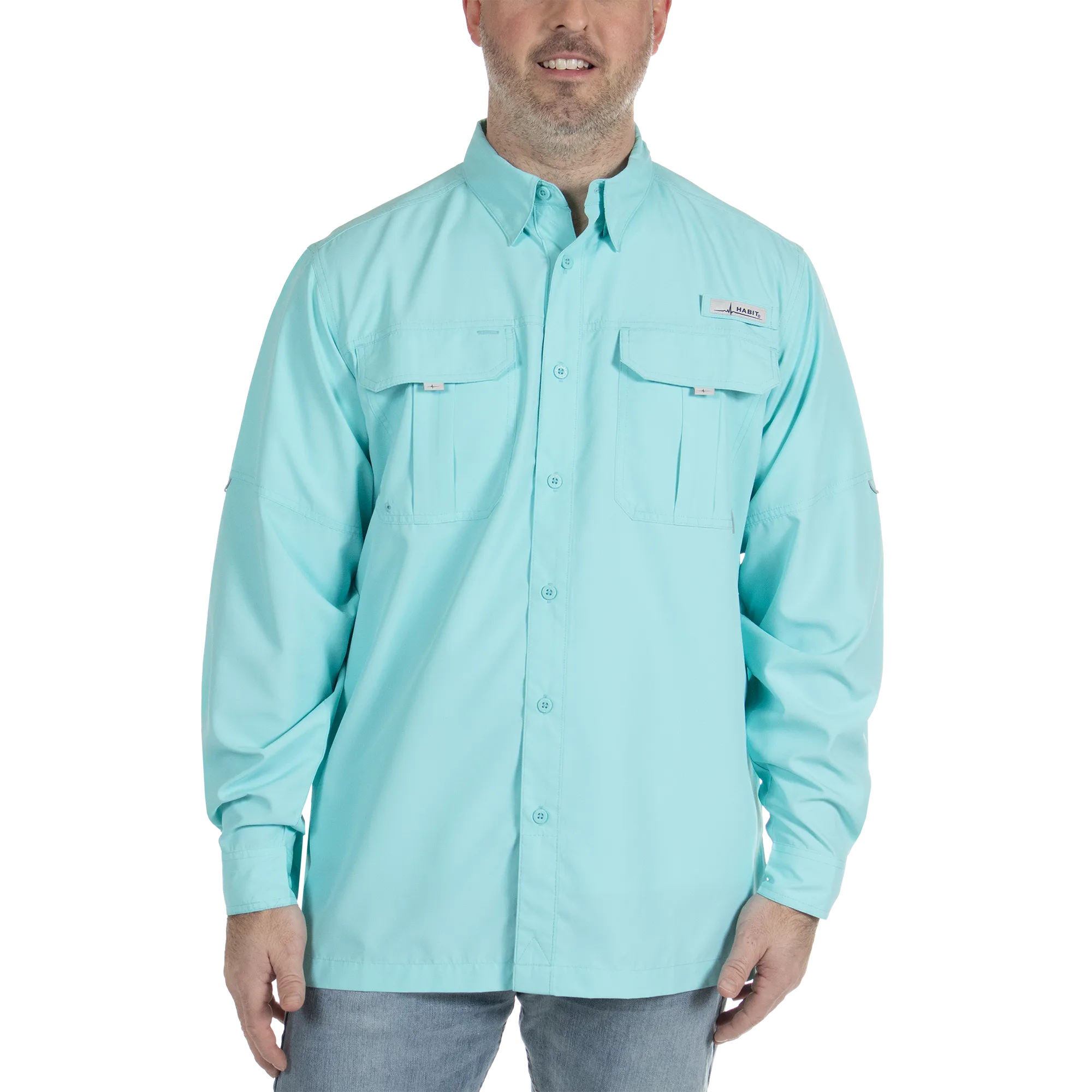 Men’s Fourche Mountain Long Sleeve River Guide Fishing Shirt