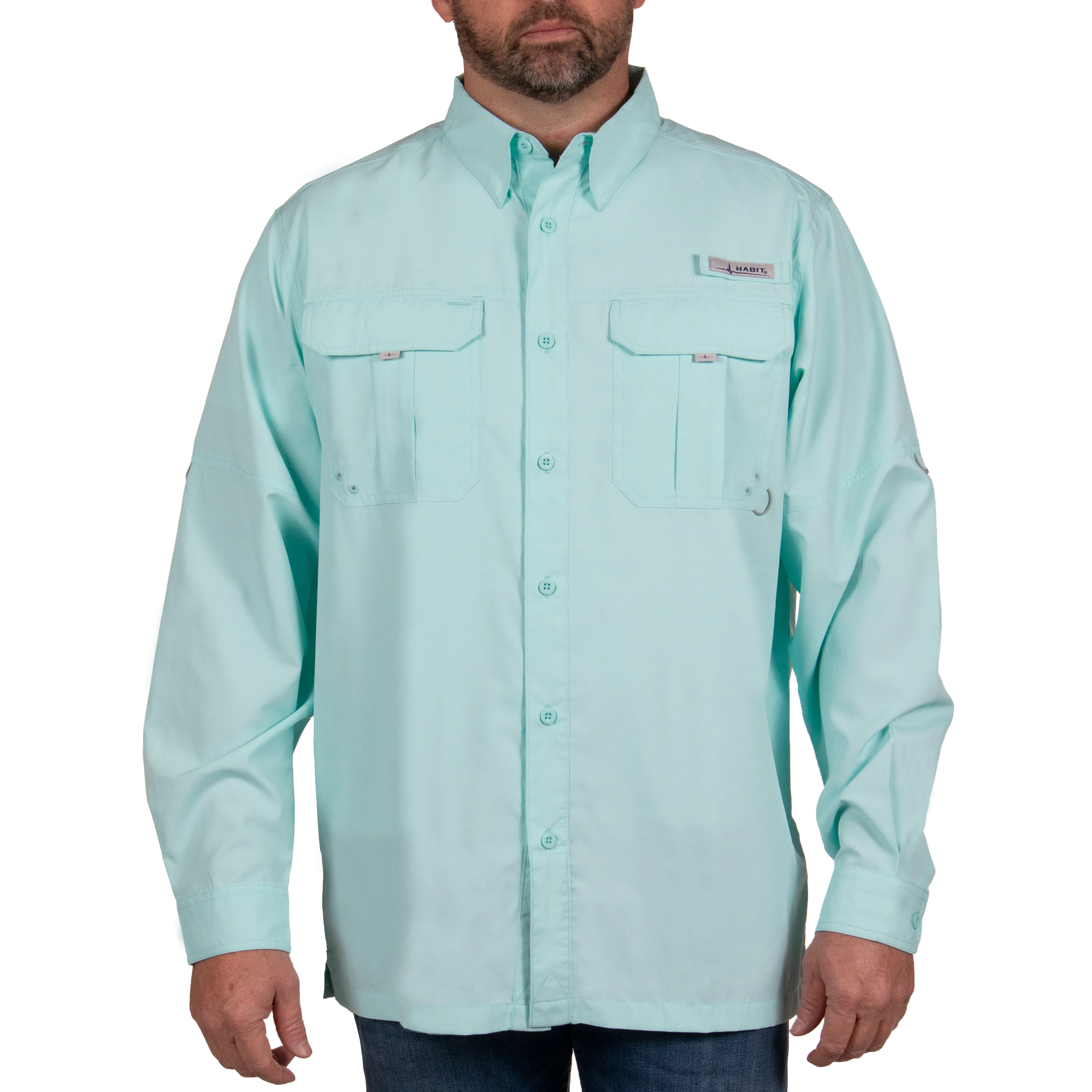 Men’s Fourche Mountain Long Sleeve River Guide Fishing Shirt