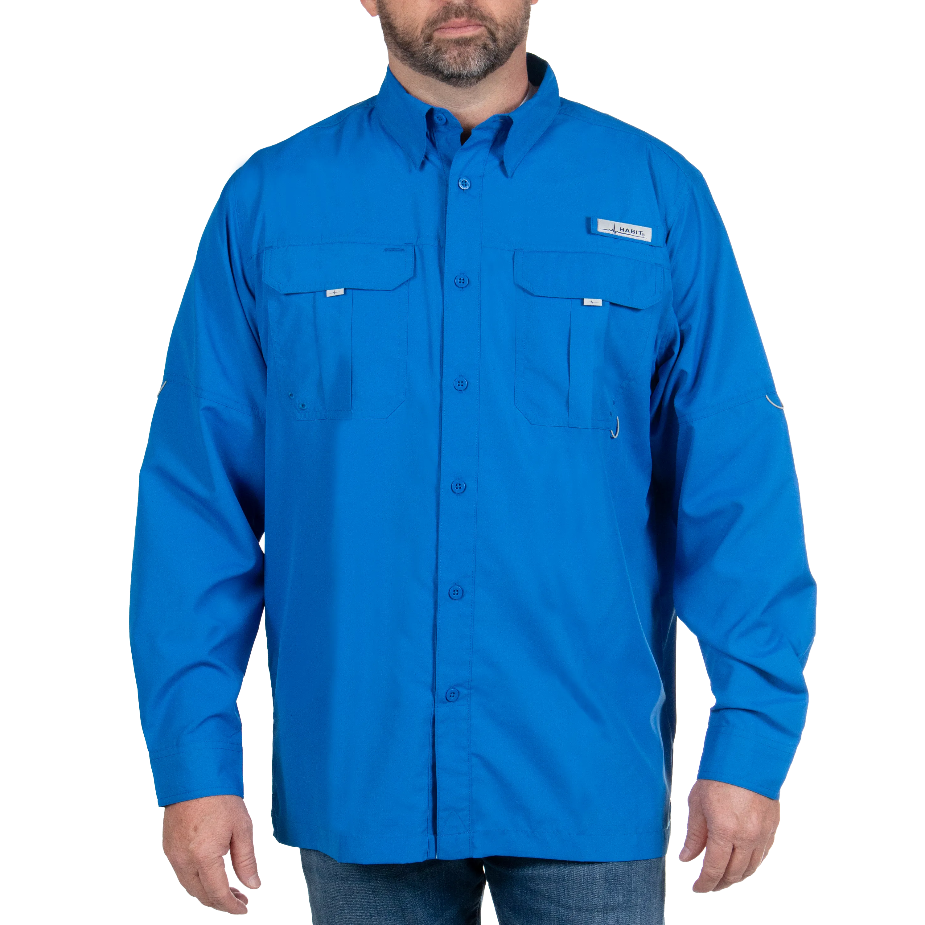 Men’s Fourche Mountain Long Sleeve River Guide Fishing Shirt