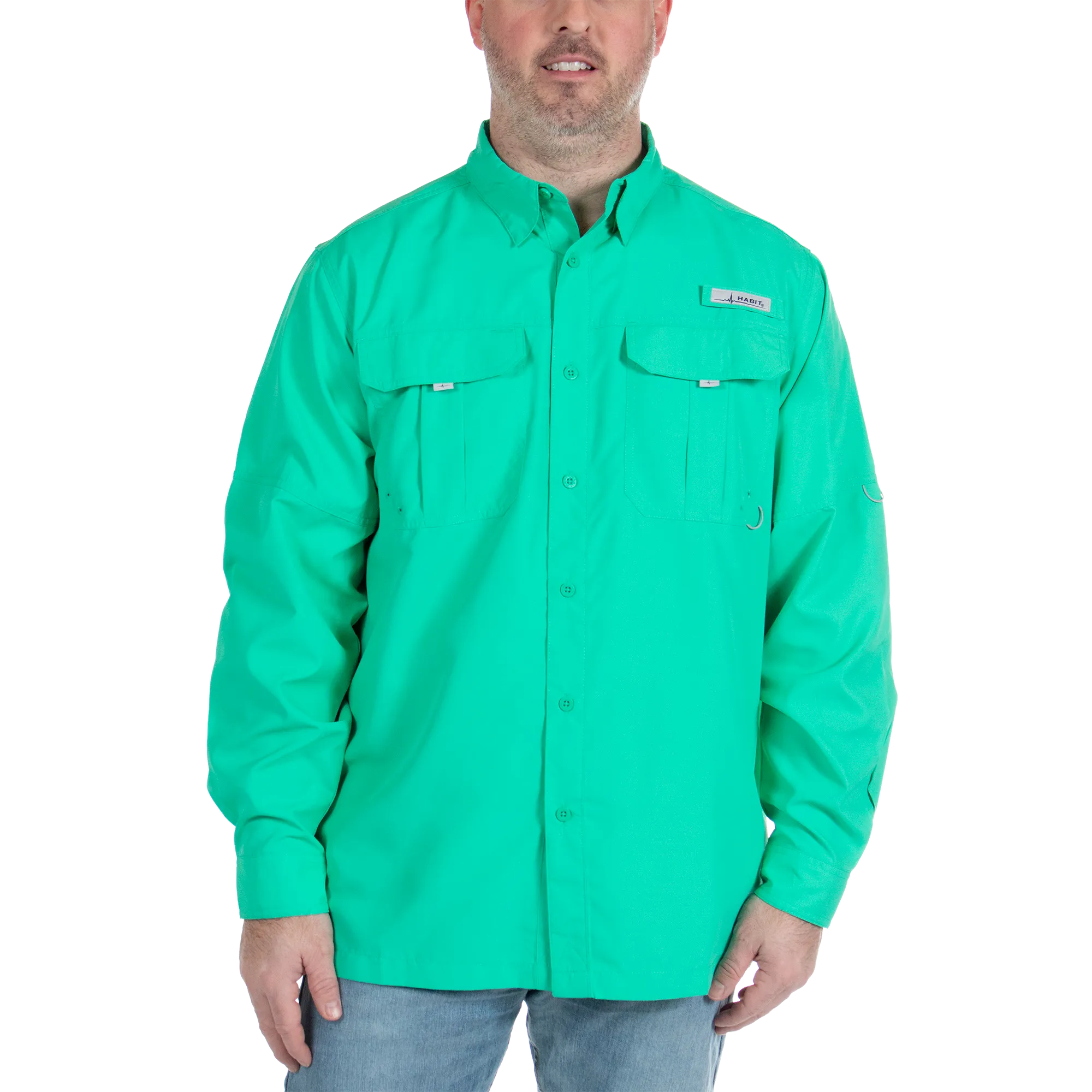 Men’s Fourche Mountain Long Sleeve River Guide Fishing Shirt