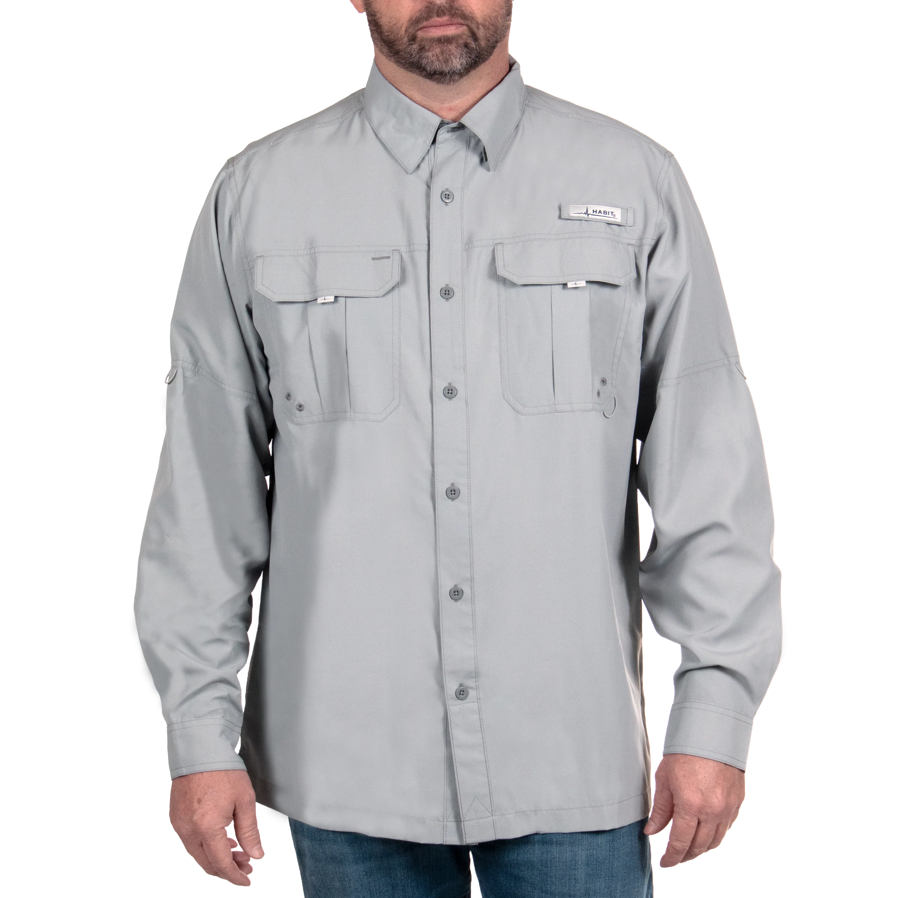 Men’s Fourche Mountain Long Sleeve River Guide Fishing Shirt