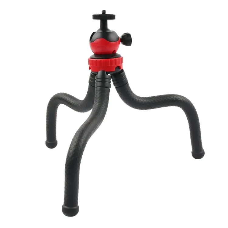 Mini Octopus Flexible Tripod Holder with Phone Clamp for iPhone, Galaxy, Huawei, GoPro, Insta360, DJI and Other Action Cameras