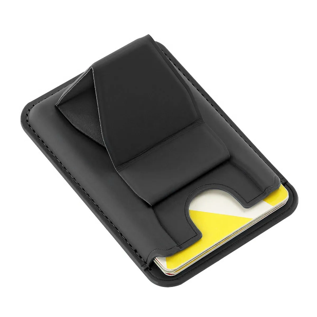 MRC047 Leather Phone Card Holder with Stand