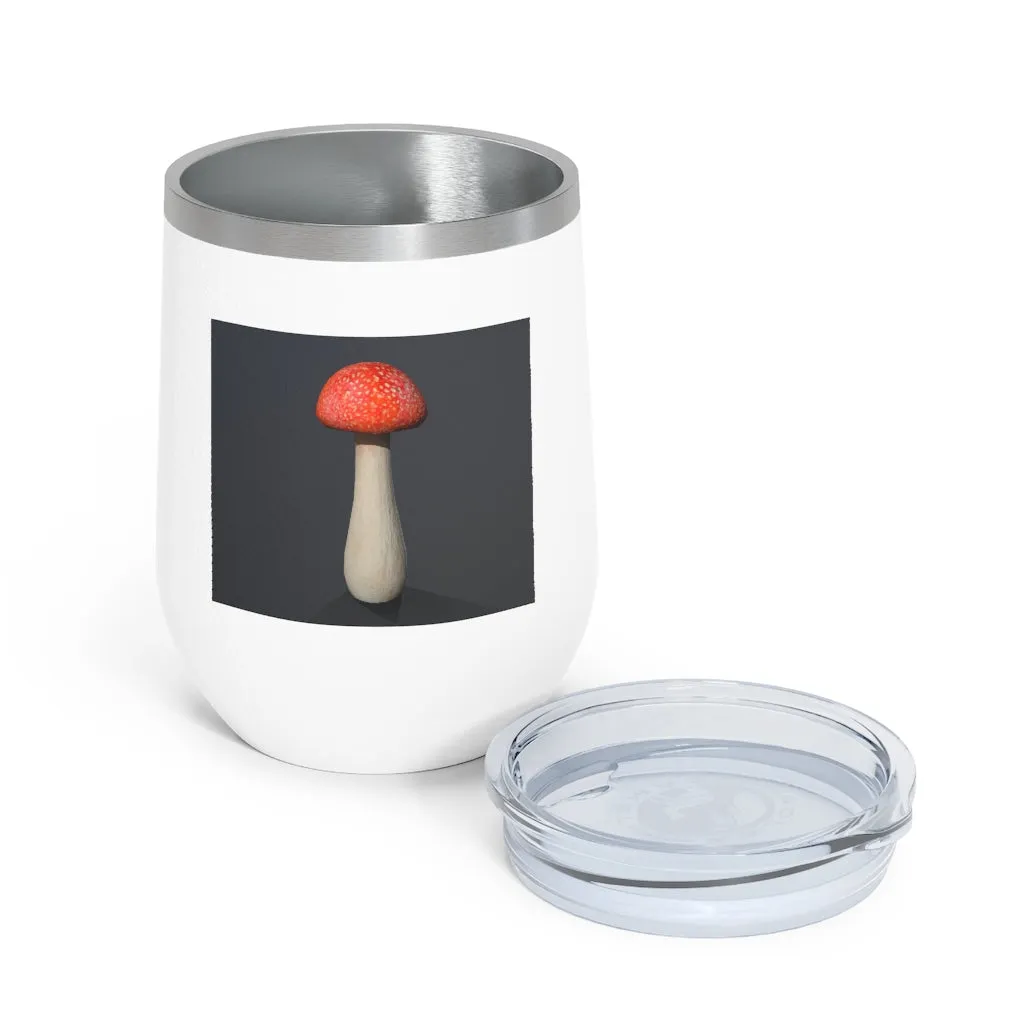 Mushroom 12oz Insulated Wine Tumbler