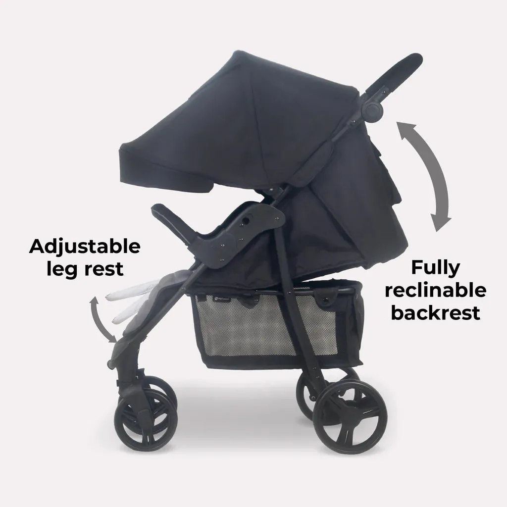 My Babiie MB30 Pushchair - Black / Grey