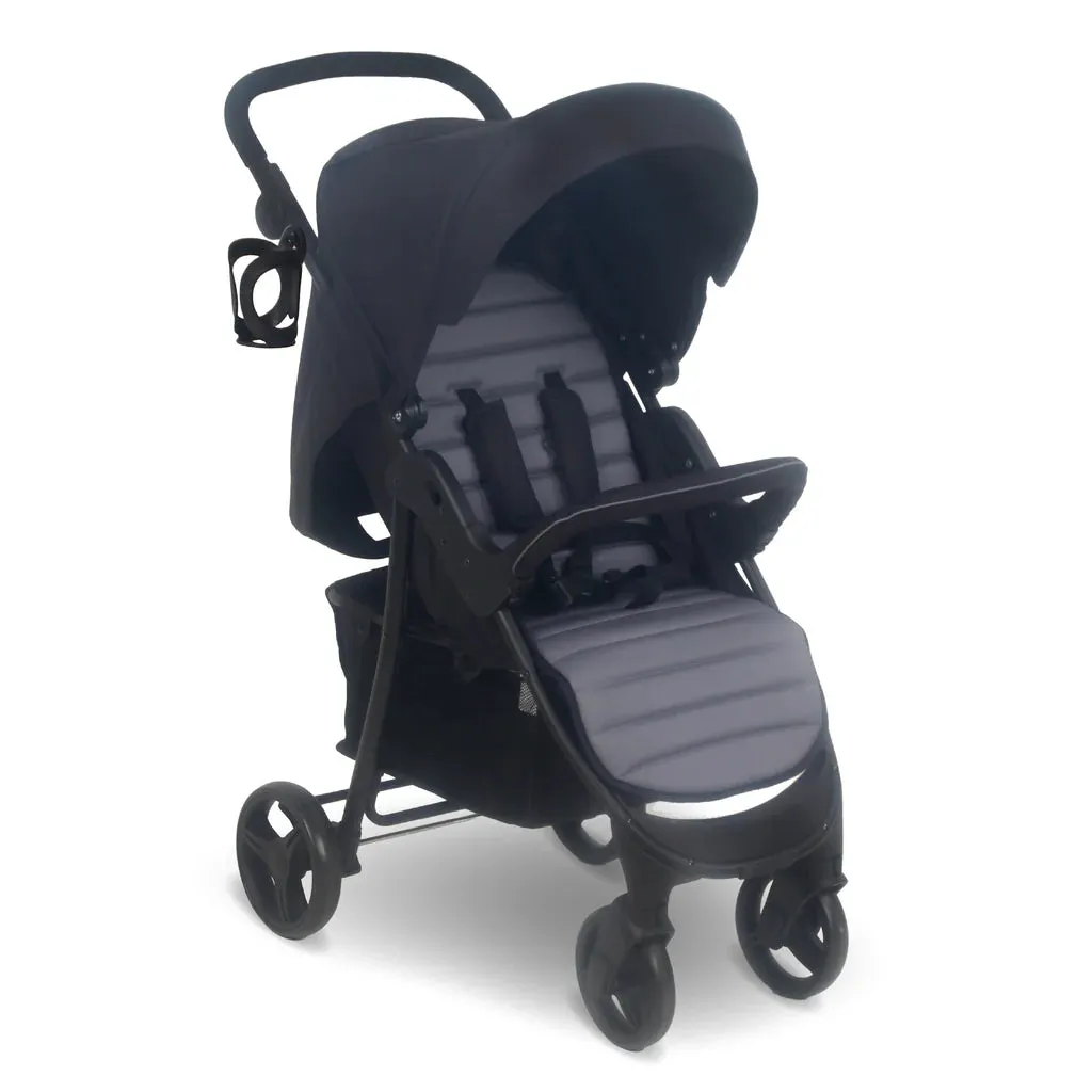 My Babiie MB30 Pushchair - Black / Grey