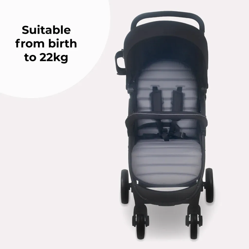 My Babiie MB30 Pushchair - Black / Grey