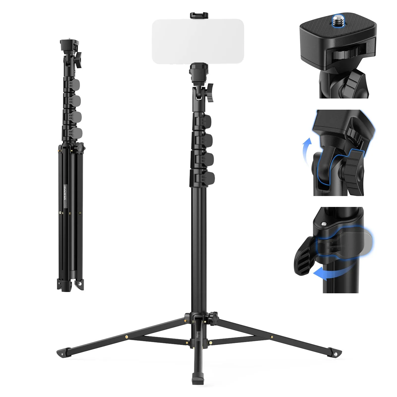 NEEWER ST155 Telescopic Phone Light Tripod