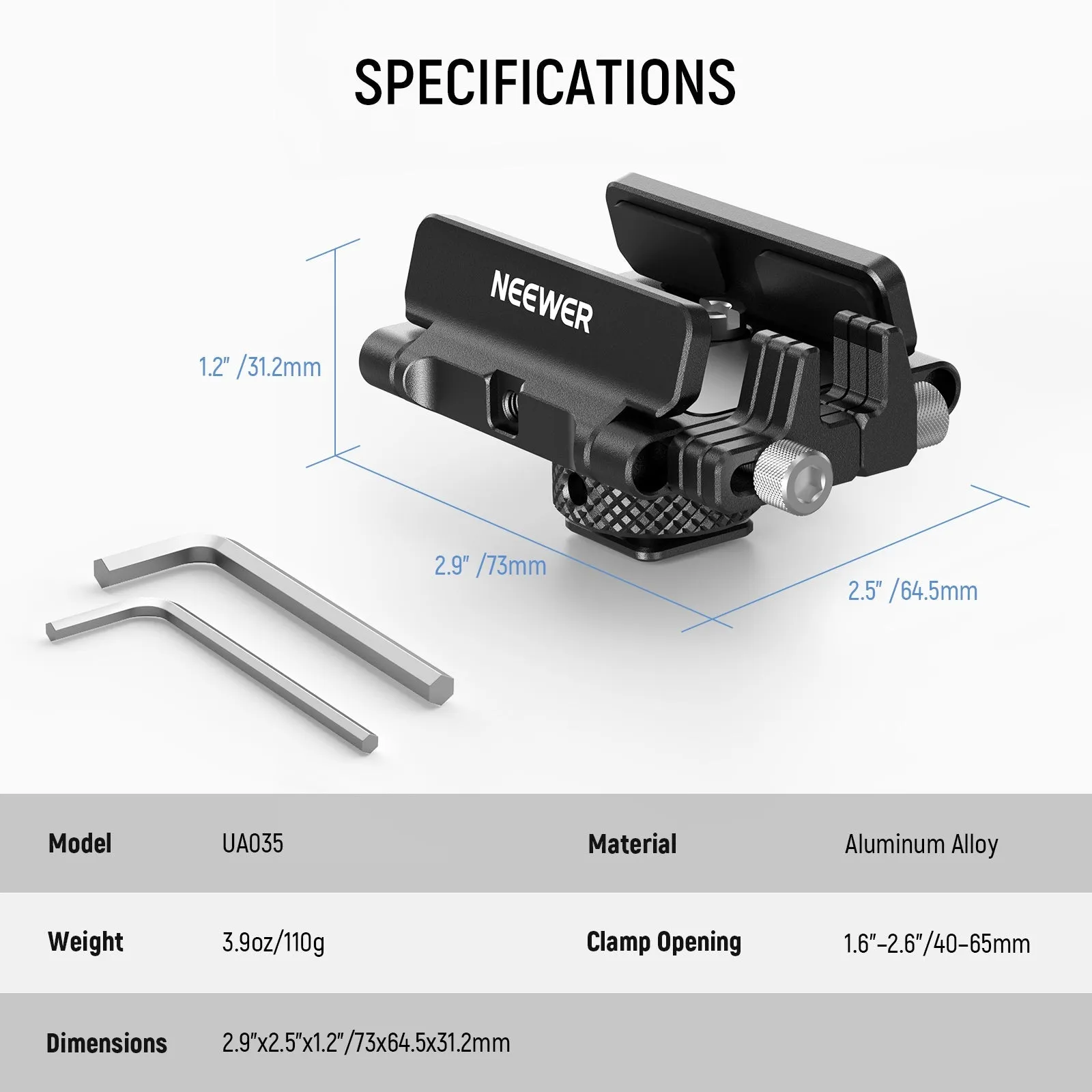 NEEWER UA035 Mount Bracket SSD Holder