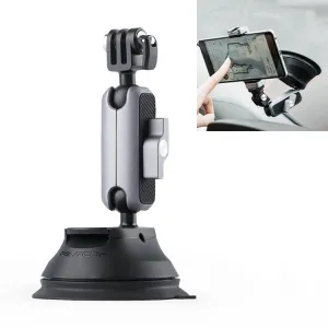 PGYTECH P-GM-132 Action Camera Suction Cup Phone Holder for DJI Osmo Action & GoPro 8/7(Silver)