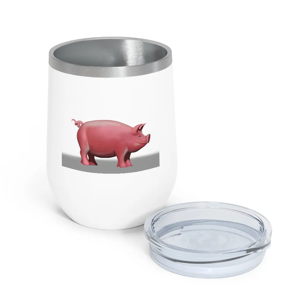 Pig 12oz Insulated Wine Tumbler