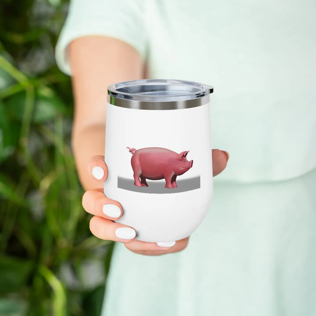 Pig 12oz Insulated Wine Tumbler