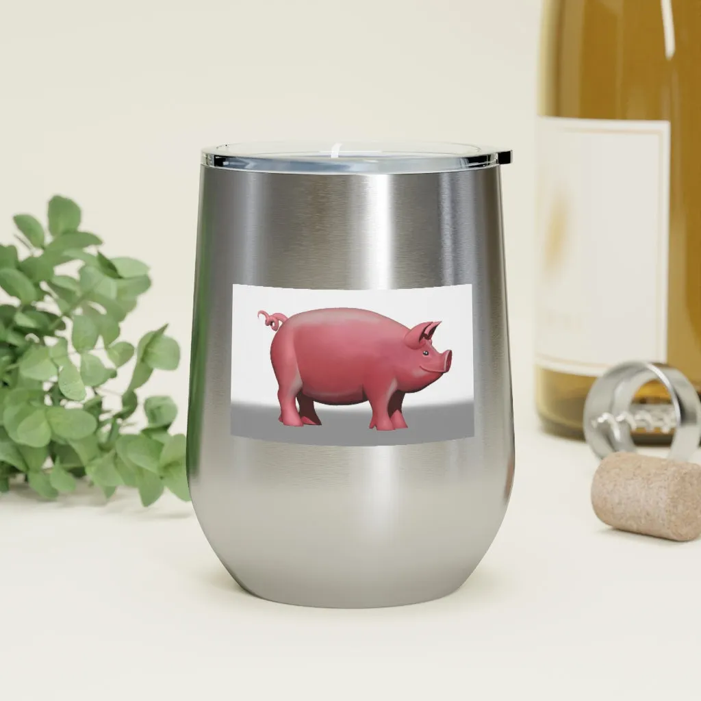 Pig 12oz Insulated Wine Tumbler