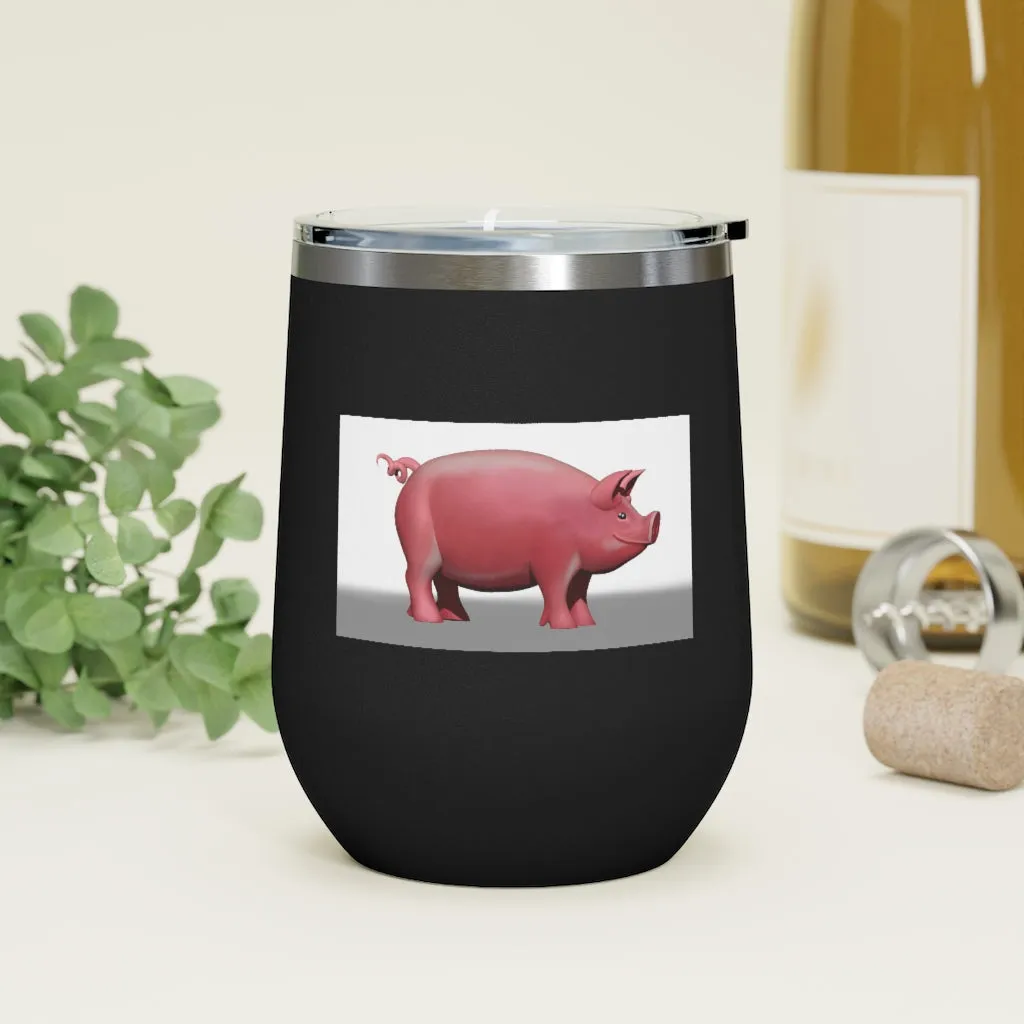 Pig 12oz Insulated Wine Tumbler