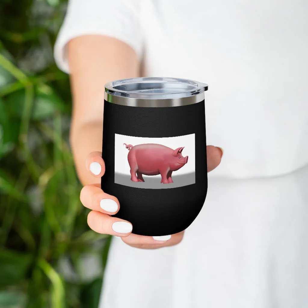 Pig 12oz Insulated Wine Tumbler