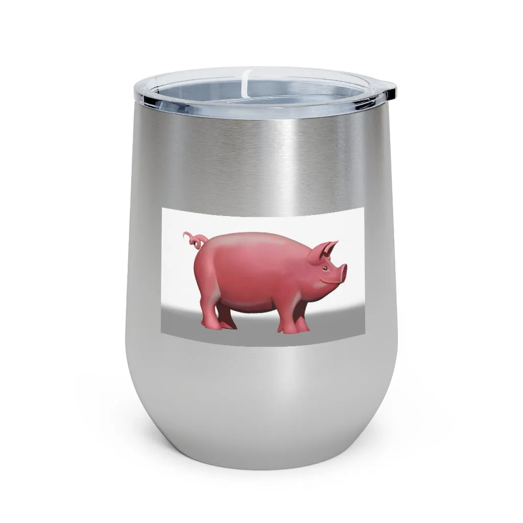 Pig 12oz Insulated Wine Tumbler