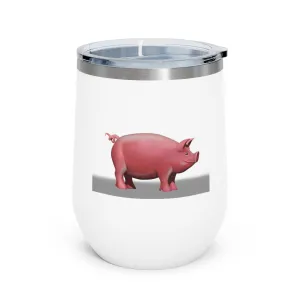 Pig 12oz Insulated Wine Tumbler