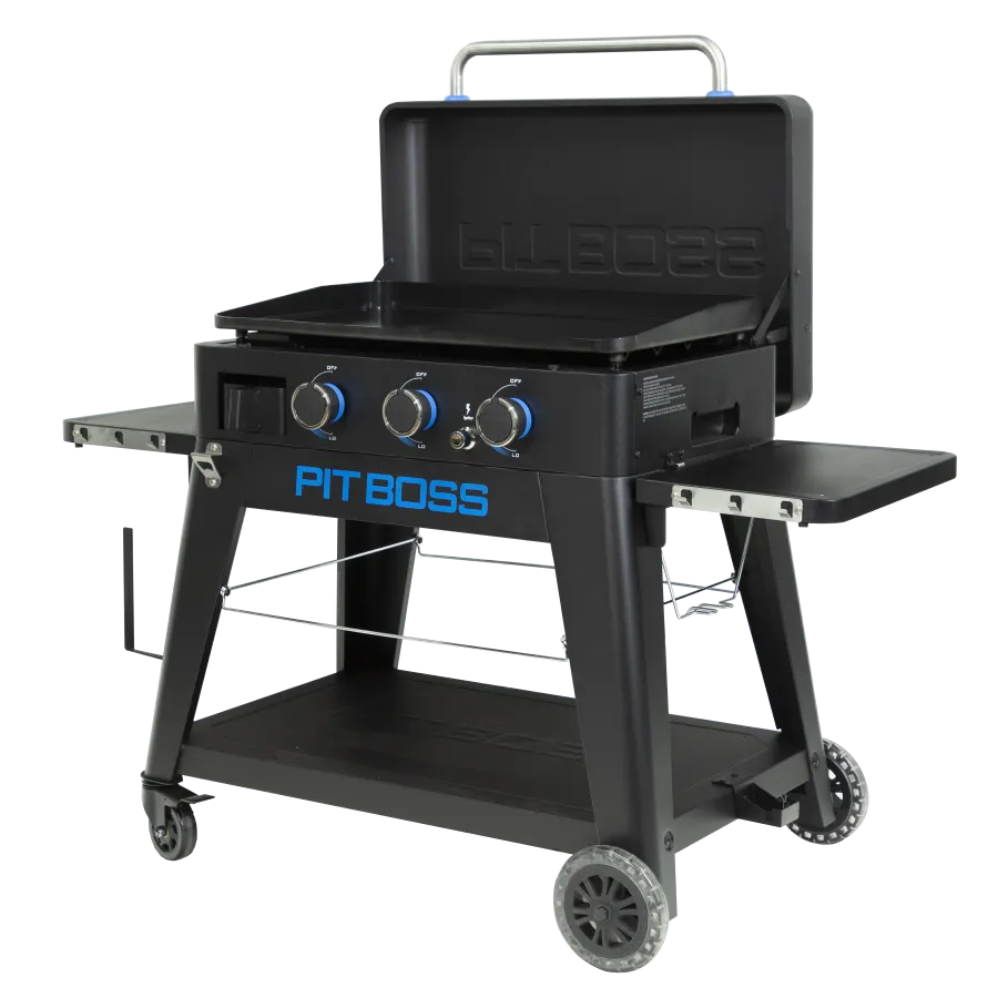 Pit Boss 3-Burner Ultimate Lift-Off Griddle, Black