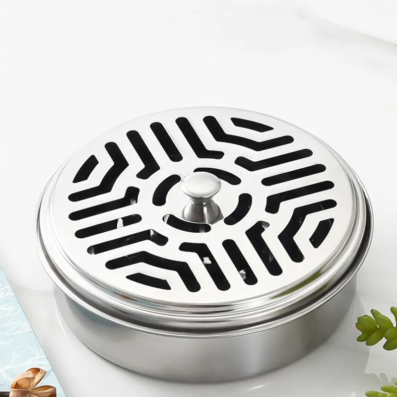 Portable Stainless Steel Mosquito Coil Holder, HG0113