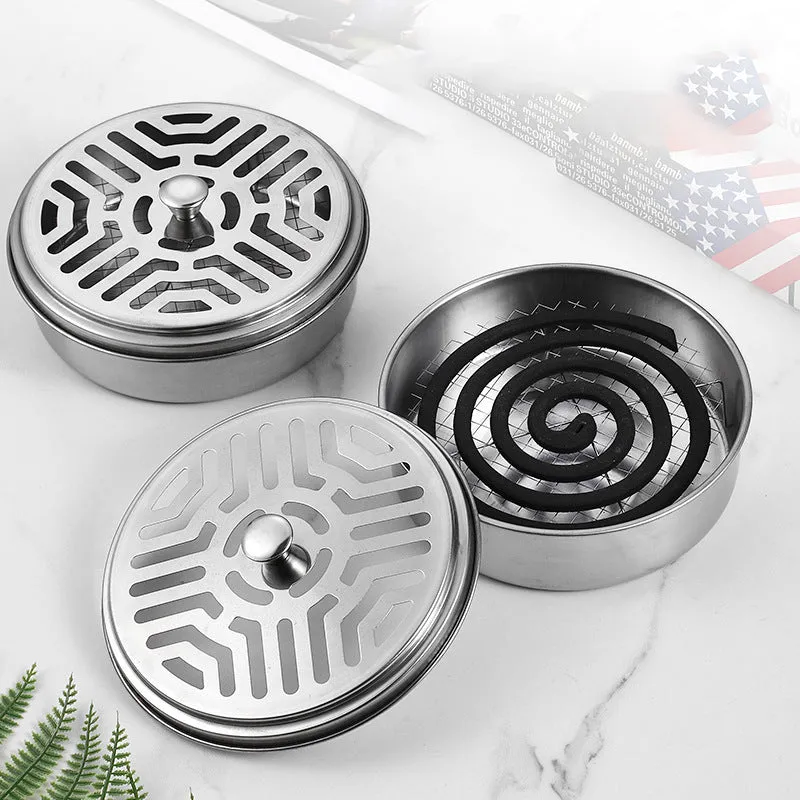 Portable Stainless Steel Mosquito Coil Holder, HG0113