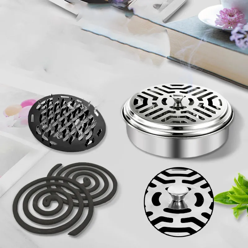 Portable Stainless Steel Mosquito Coil Holder, HG0113