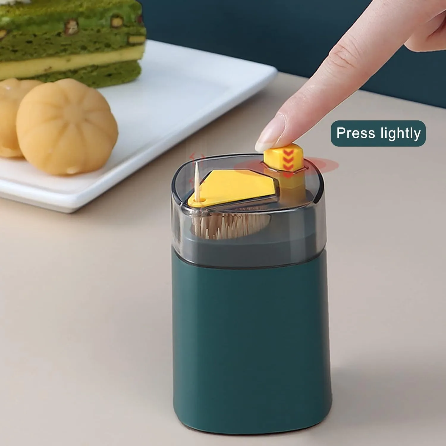 Push-type automatic toothpick holder