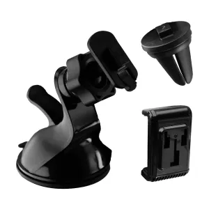 SCOSCHE Universal 3-in-1 Car Phone Mount - Black