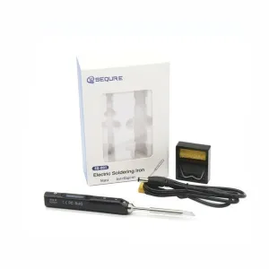 Sequre Black SQ-001 Soldering Iron with TS-I tip