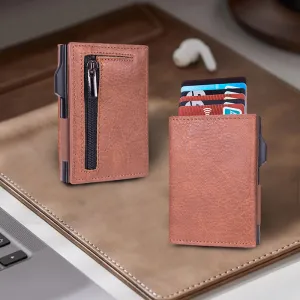 Side Push Auto Pop-Up Card Holder