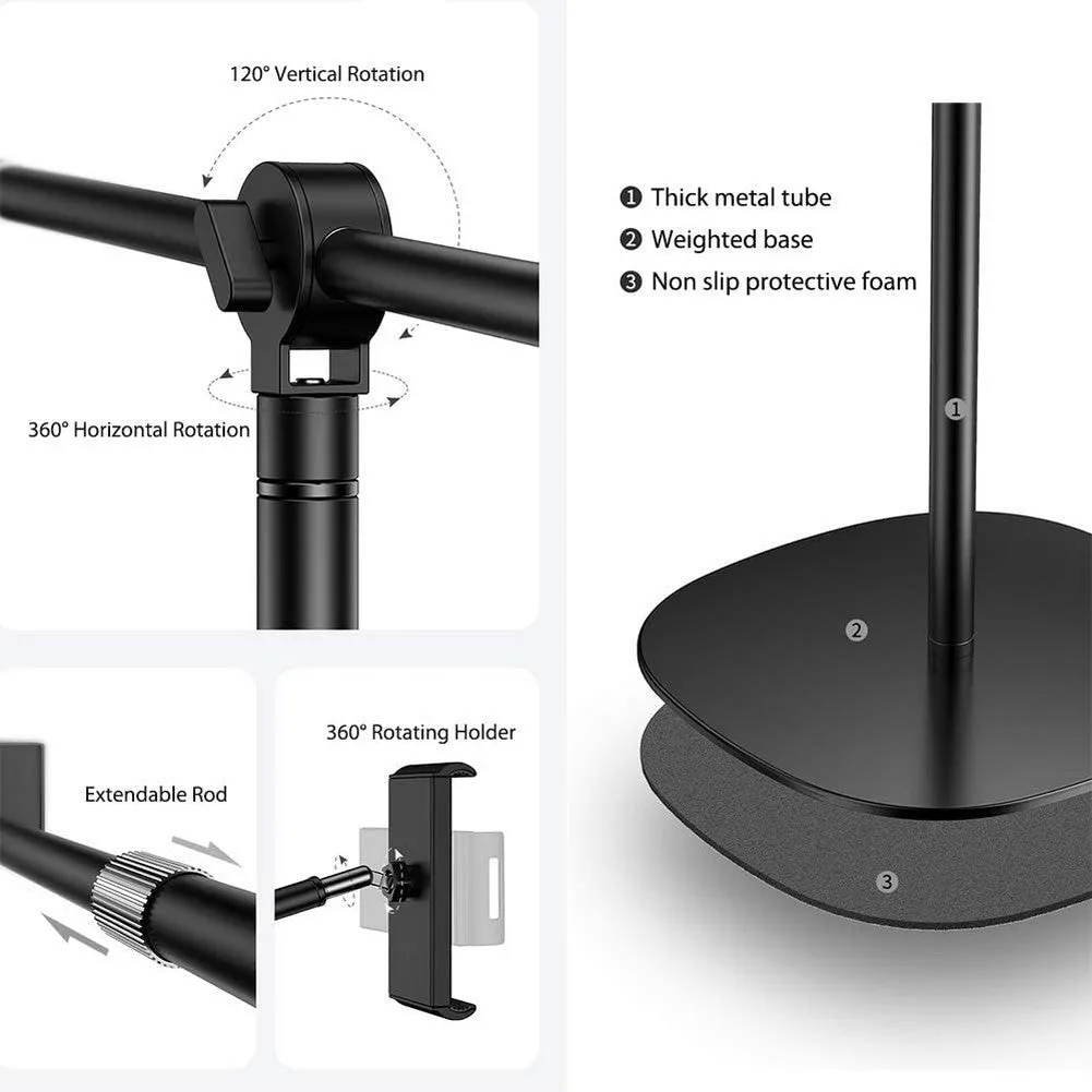 SSKY Tablet Floor Stand Mount Holder for Tablet or Smartphone