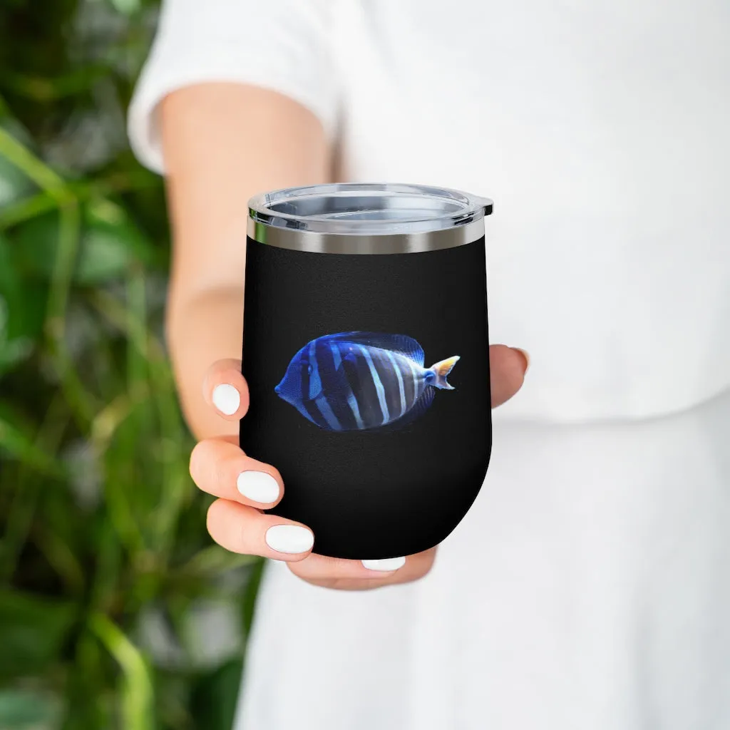 Striped Fish 12oz Insulated Wine Tumbler