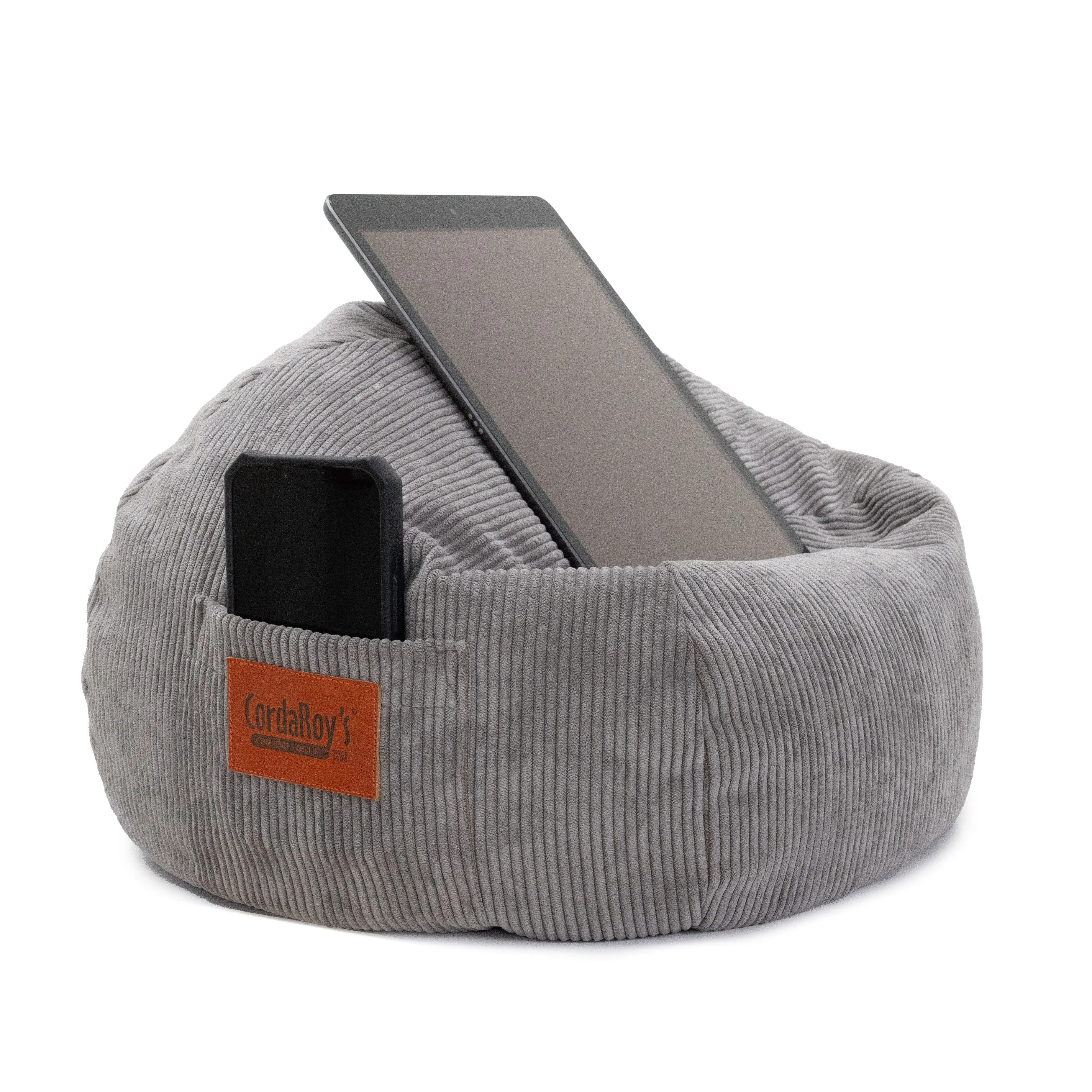 Tablet Holder Bean Bag Pillow - Corduroy