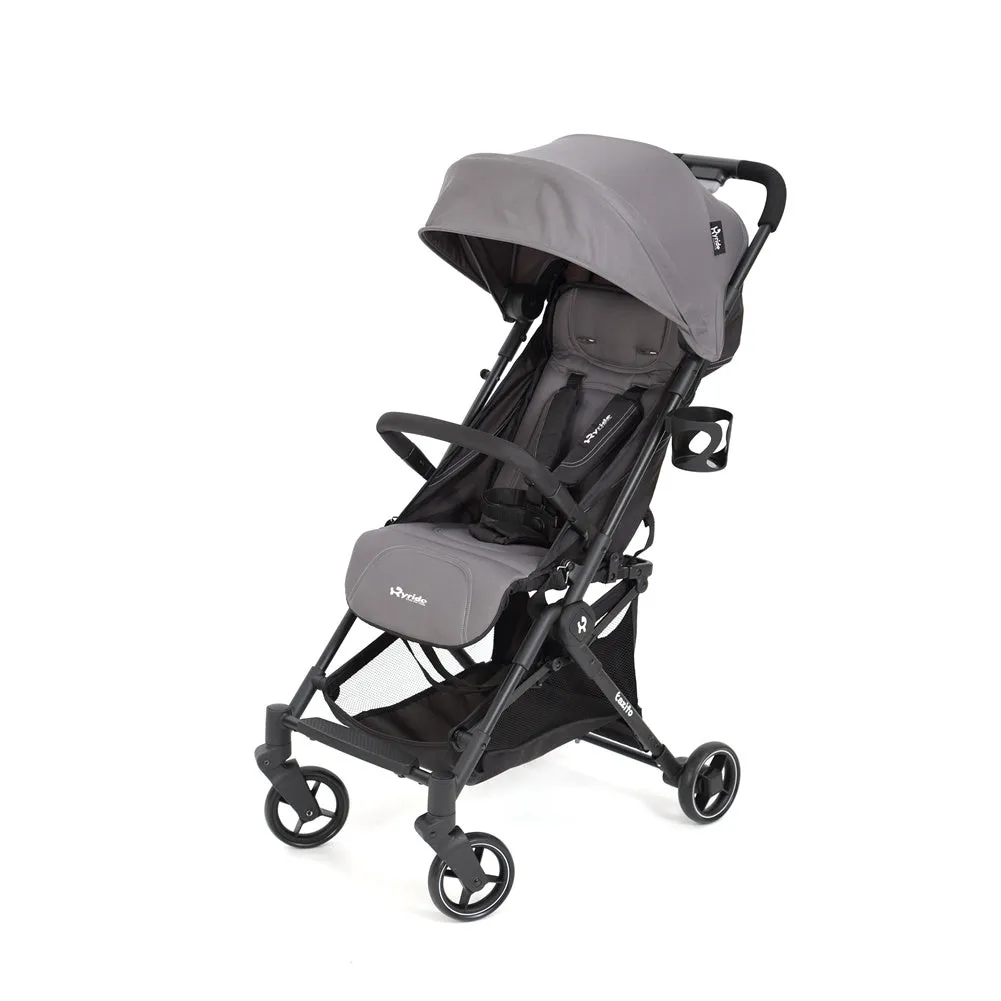 THBOXES Lightweight Stroller with Aluminum Frame Large Seat Area Infant Stroller Black