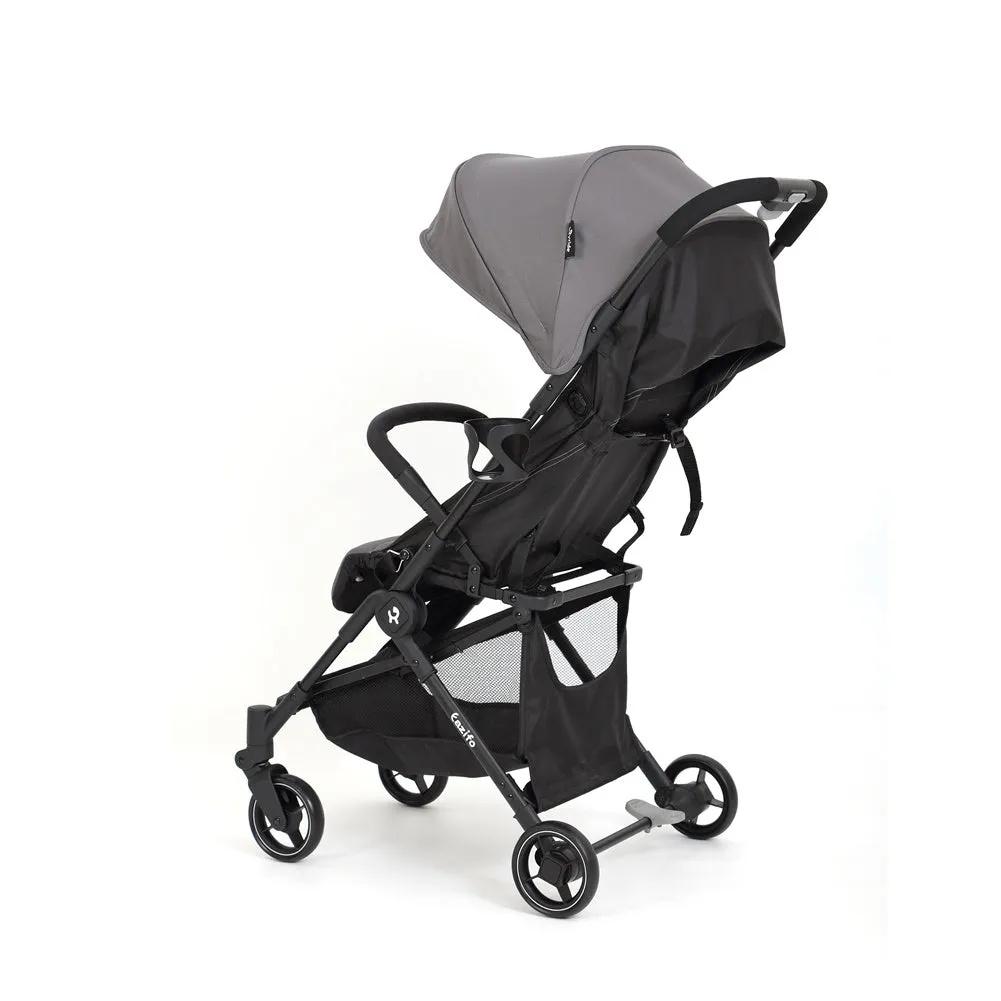 THBOXES Lightweight Stroller with Aluminum Frame Large Seat Area Infant Stroller Black