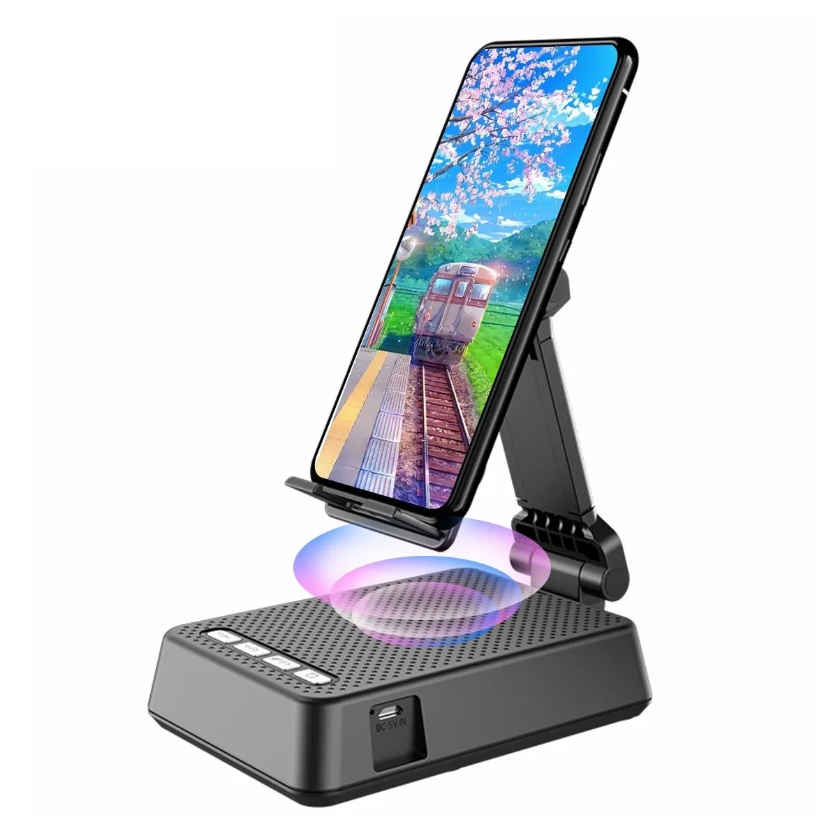 Universal Foldable Bluetooth Speaker Phone Holder