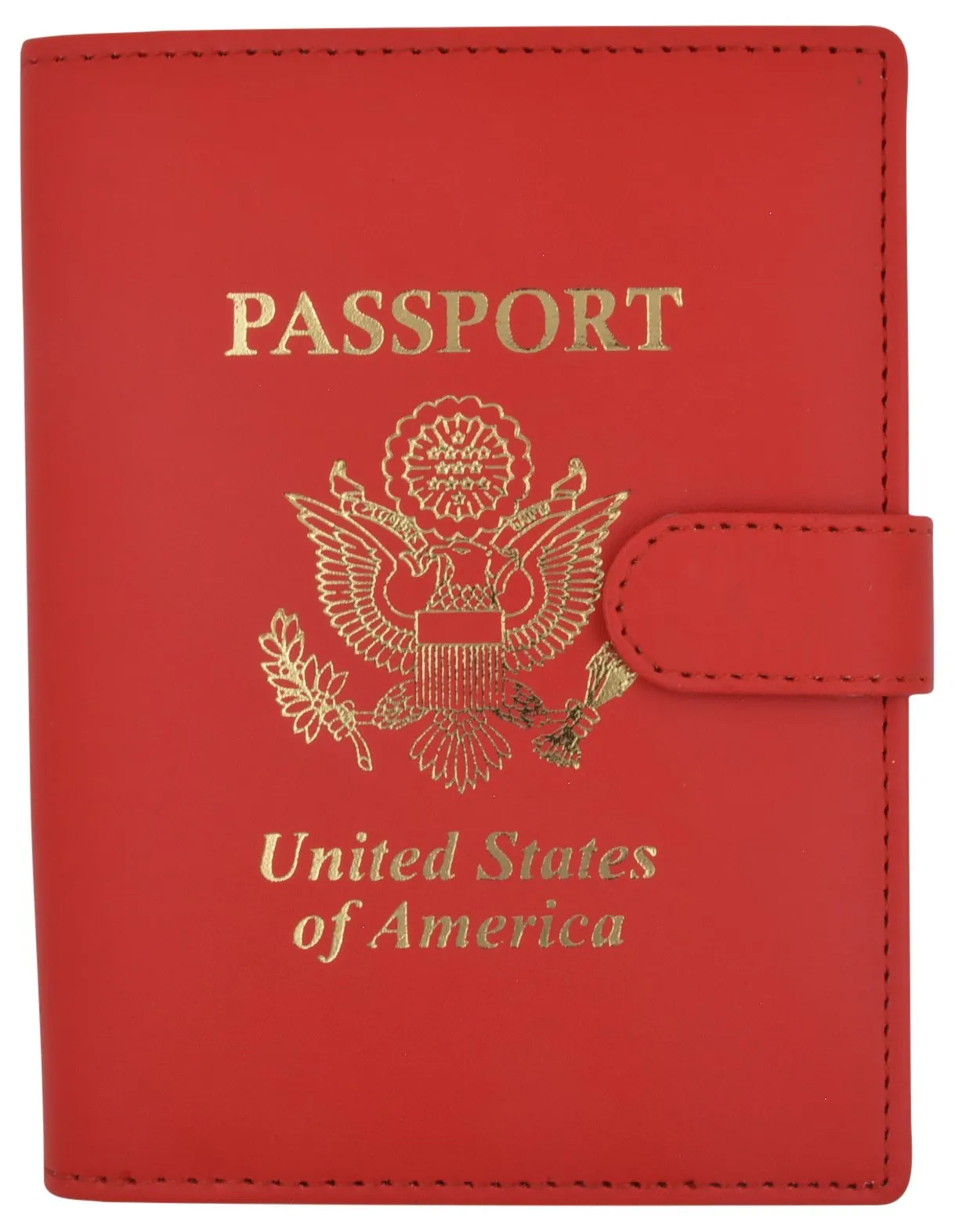 U.S Passport Holder Cover Wallet Leather Card Case Travel Accessories USA Logo 1051 PU USA