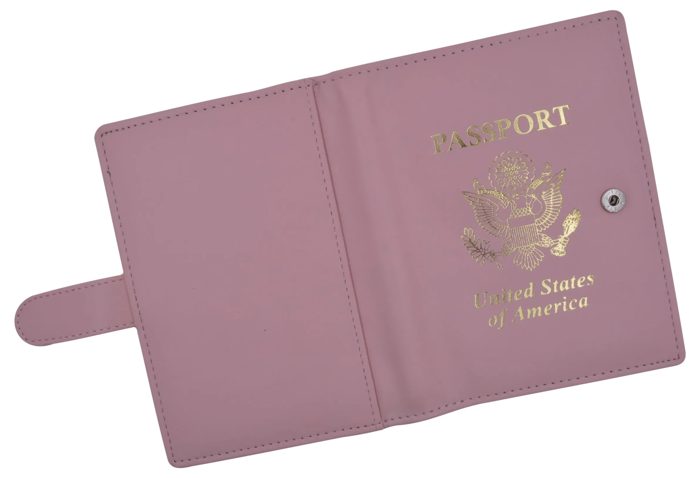 U.S Passport Holder Cover Wallet Leather Card Case Travel Accessories USA Logo