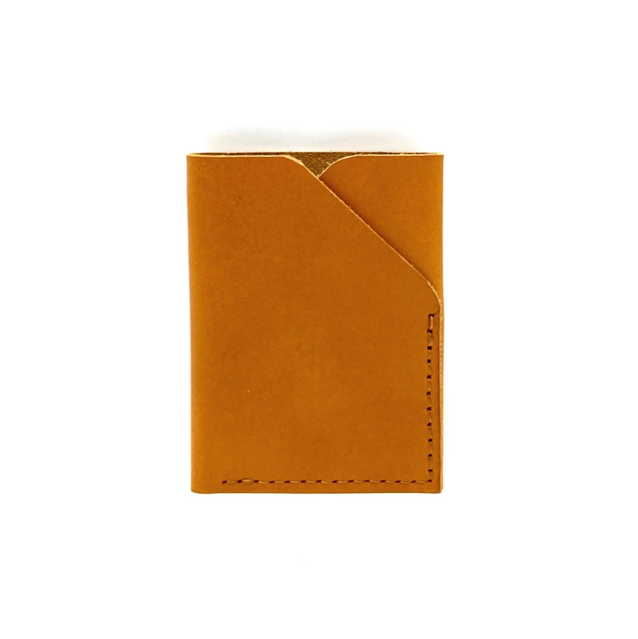 Wrapped Leather Card Holder