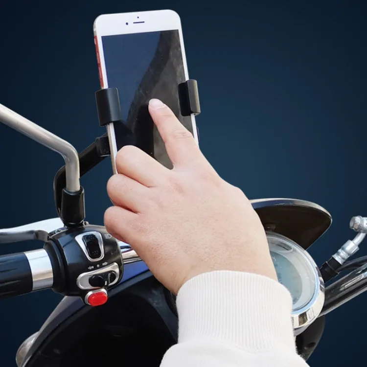 YY02 Bicycle Motorcycle Electric Vehicle Universal Mobile Phone Holder, Style: Car Handle Model