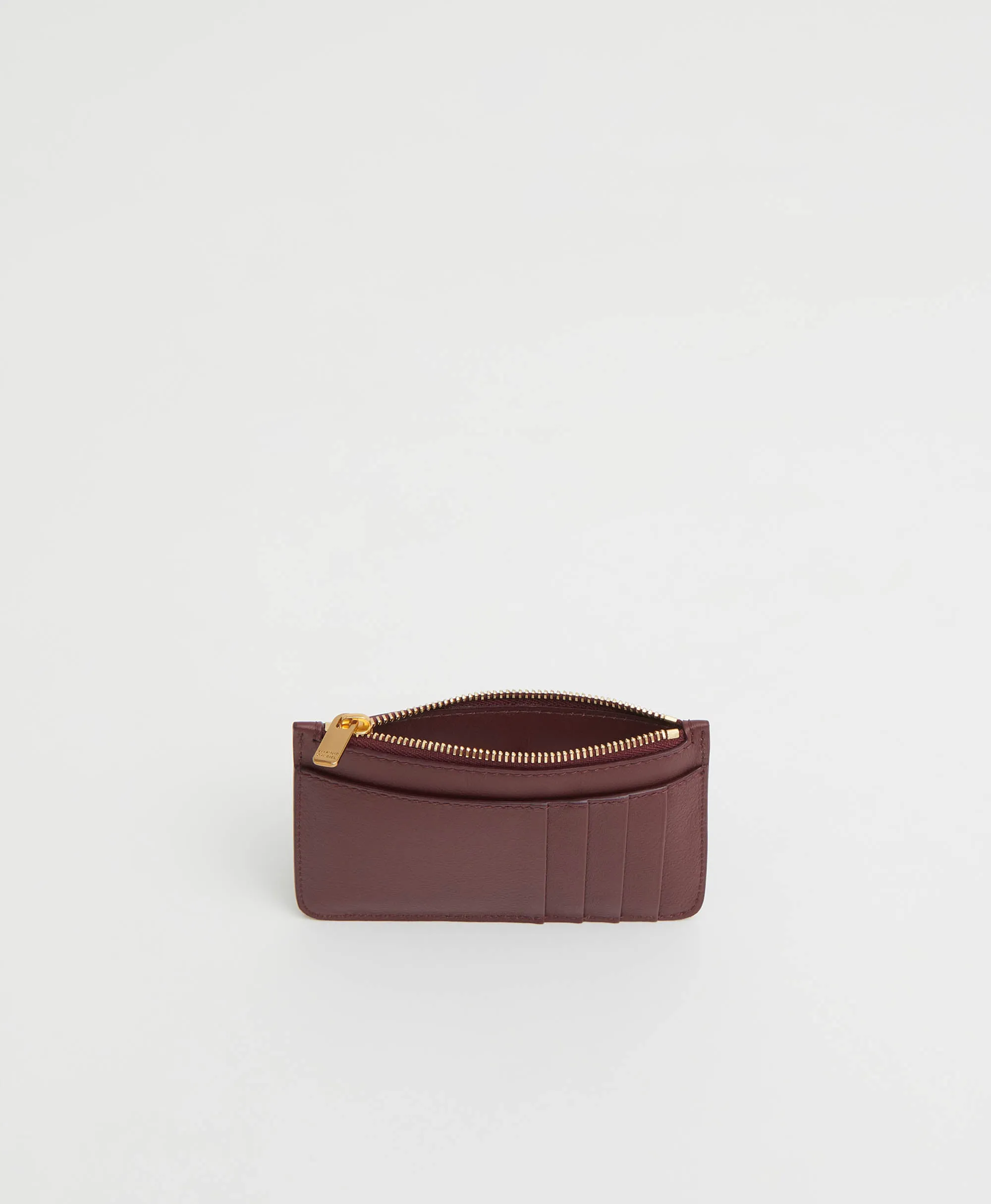 Zip Card Holder - Pomegranate